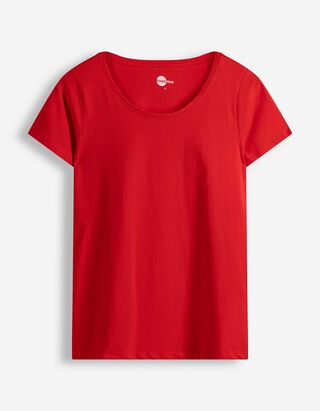 T-shirt - Met stretch - rood