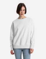 Pulover - Prevelik kroj - svetlo siva