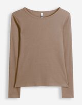 Longsleeve - Katoen - bruin