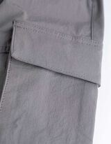 Cargo pantalone - najlon - tamno-siva
