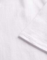 T-Shirt - einfarbig - wei&szlig;