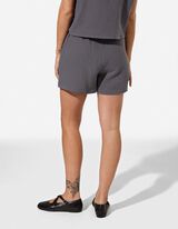 Shorts - Musselin - Dunkelgrau