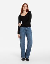 Tričko s dlh&yacute;mi ruk&aacute;vmi - Z&aacute;kladn&yacute; - cierna