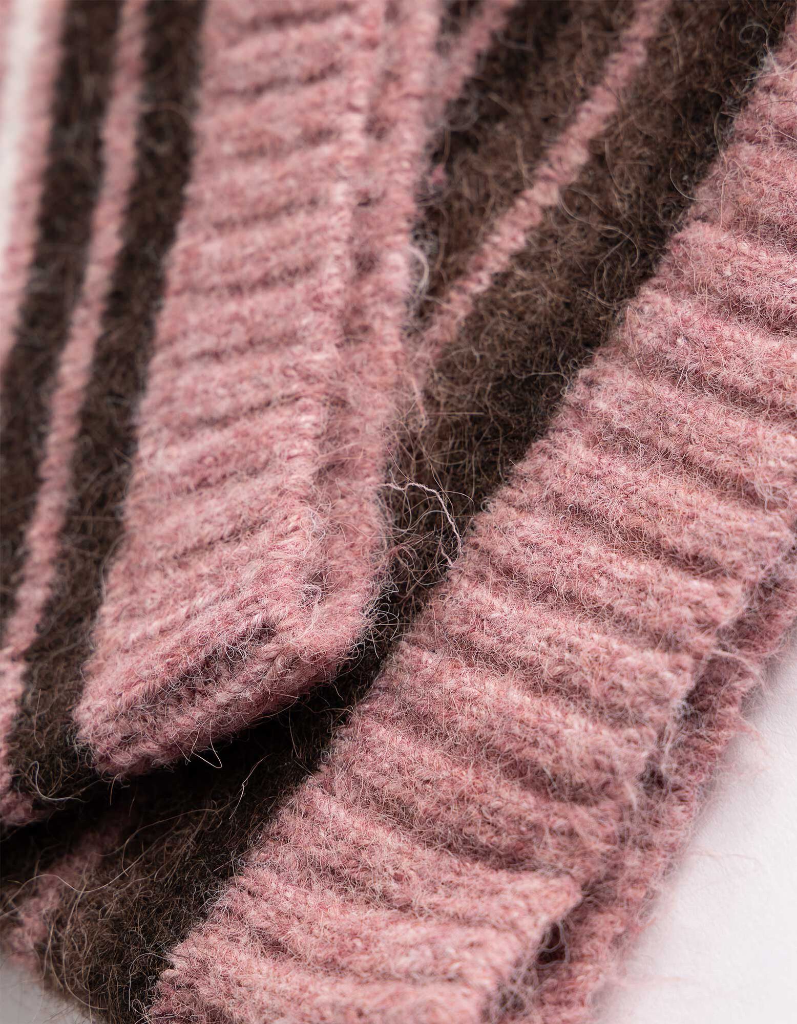 Pullover - Streifen - Lila
