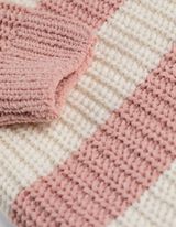 Dugi džemper - Pruge - roze