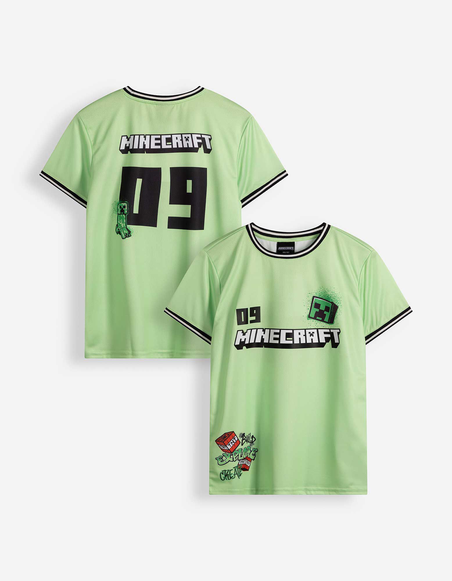 T-shirt - Minecraft - Turkoois