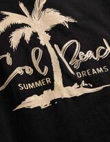 Tričko - Třpytiv&yacute; potisk - cern&aacute;