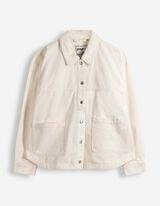 Hemdjacke - einfarbig - wei&szlig;