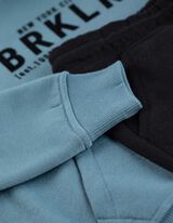 Sweatshirt és nadrág szett - Nyomott minta - kék