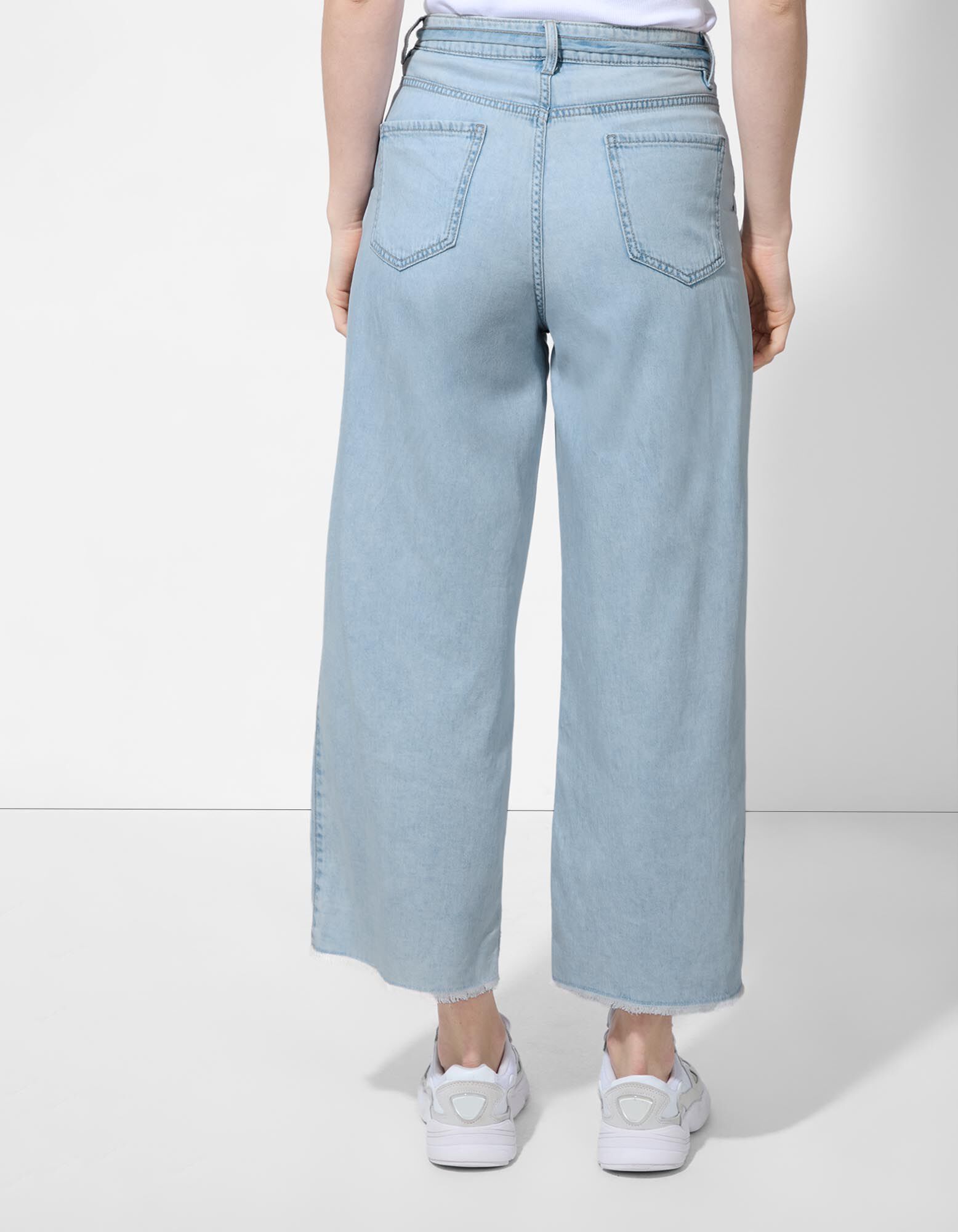 Basic Jeans - Bleached-Denim - hellblau