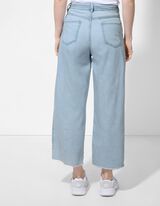 Basic Jeans - Bleached-Denim - hellblau