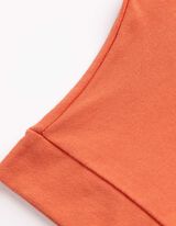 T-Shirt-Kleid - gerade geschnitten - hellrot