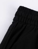 Bermuda hlače  - Lanena me&scaron;anica - crna