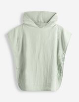 Poncho de baie - Muselină - Verde deschis