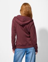 Dukserica sa kapuljačom - jednobojna - braon