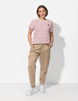 Majica kratkih rukava - vezivanje - crvena