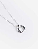 Pierre de massage - Pendentif - Argent