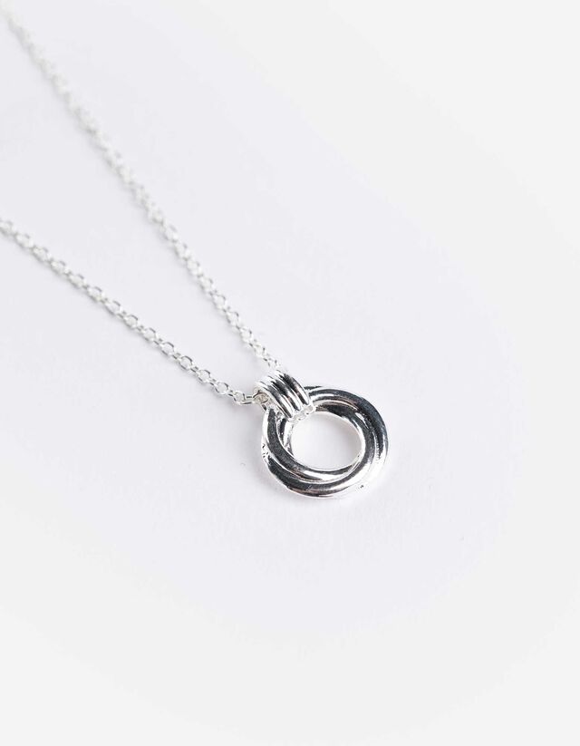 Pierre de massage - Pendentif - Argent