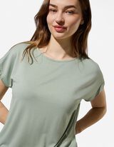 T-Shirt - Knotendetail - t&uuml;rkis