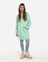 Ruha - Zsinóros kapucni - zöld