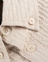 Hemd - einfarbig - beige