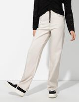 Püksid - lai sääreosa - beezh