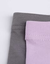 Radlerhose - 2er-Pack - lila