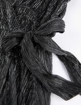 Šaty - lurex - stribrny