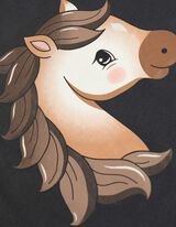 koszulka z długim rękawem - błyszczący nadruk - ciemny szary