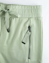 Laisvalaikio kelnės - Tamprus juosmuo - zalias