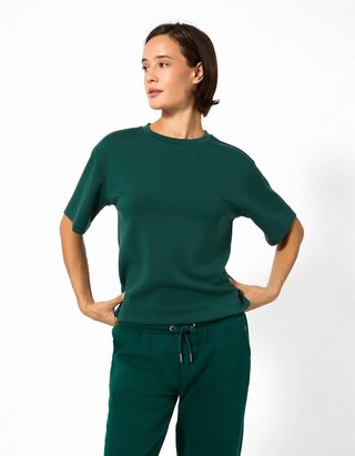 T-Shirt - Modal-Anteil - Dunkelgr&uuml;n