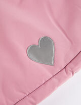 Parka - Nuimamas dirbtinis kailis - violetine