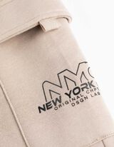 Cargohose - Sweat - beige