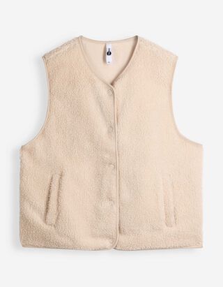 Teddyweste - Teddyfell - Beige
