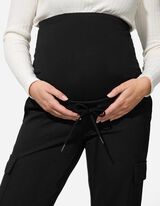 Cargo kalhoty - Těhotenské oblečení - cerná