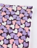 Helanke - &Scaron;areni print - tamno-ljubicasta