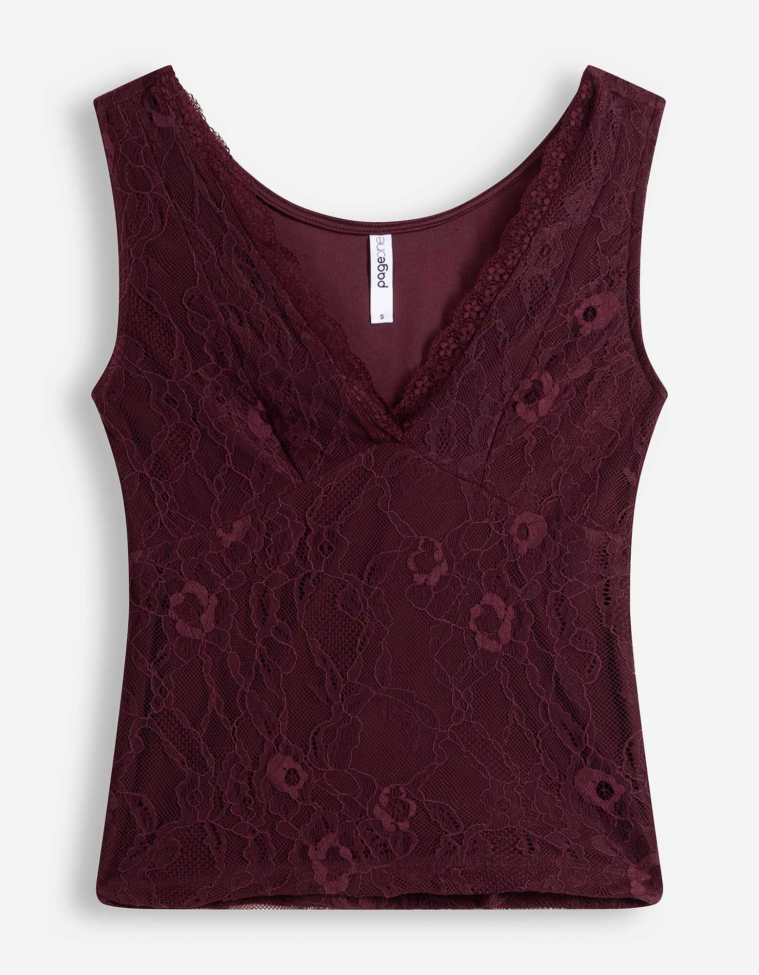 Top - Spitze - Lila