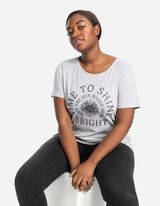 Marškinėliai - Priekinė spauda - sviesiai pilkas