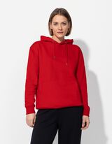 Hoodie - Kangurutasche - rot