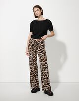 Strickshirt - einfarbig - schwarz