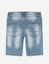 bermudy  - Efekty prania - jasny niebieski