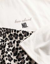 Pyjama set van shirt en broek - Motief all-over - Veelkleurig