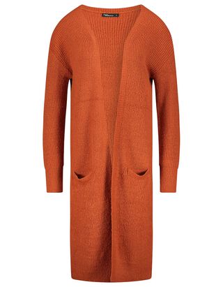 Damen Longcardigan mit offnener Vorderseite