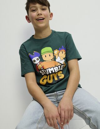 Tricou - Stumble Guys - Verde inchis