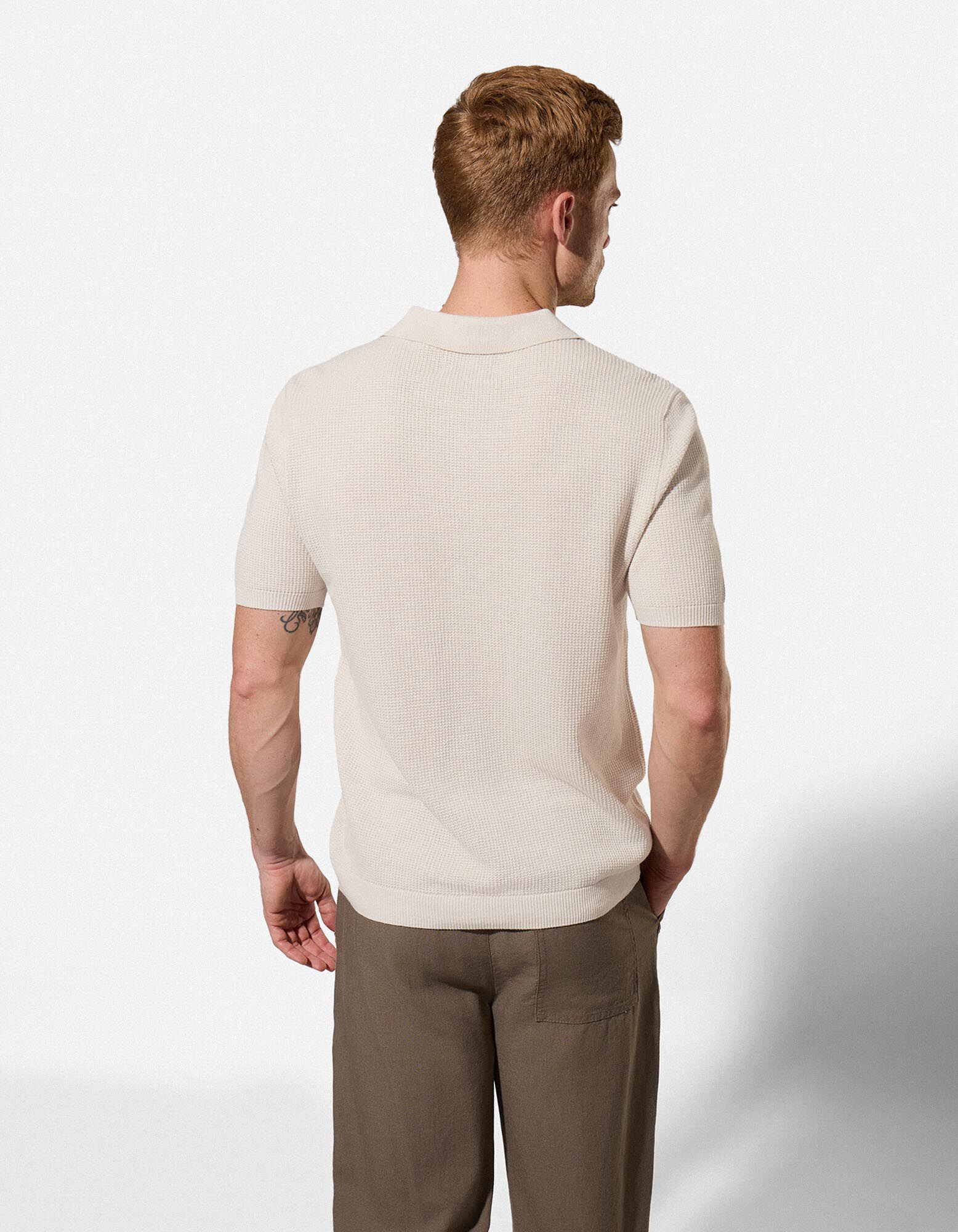 Polo - Collo polo - Beige