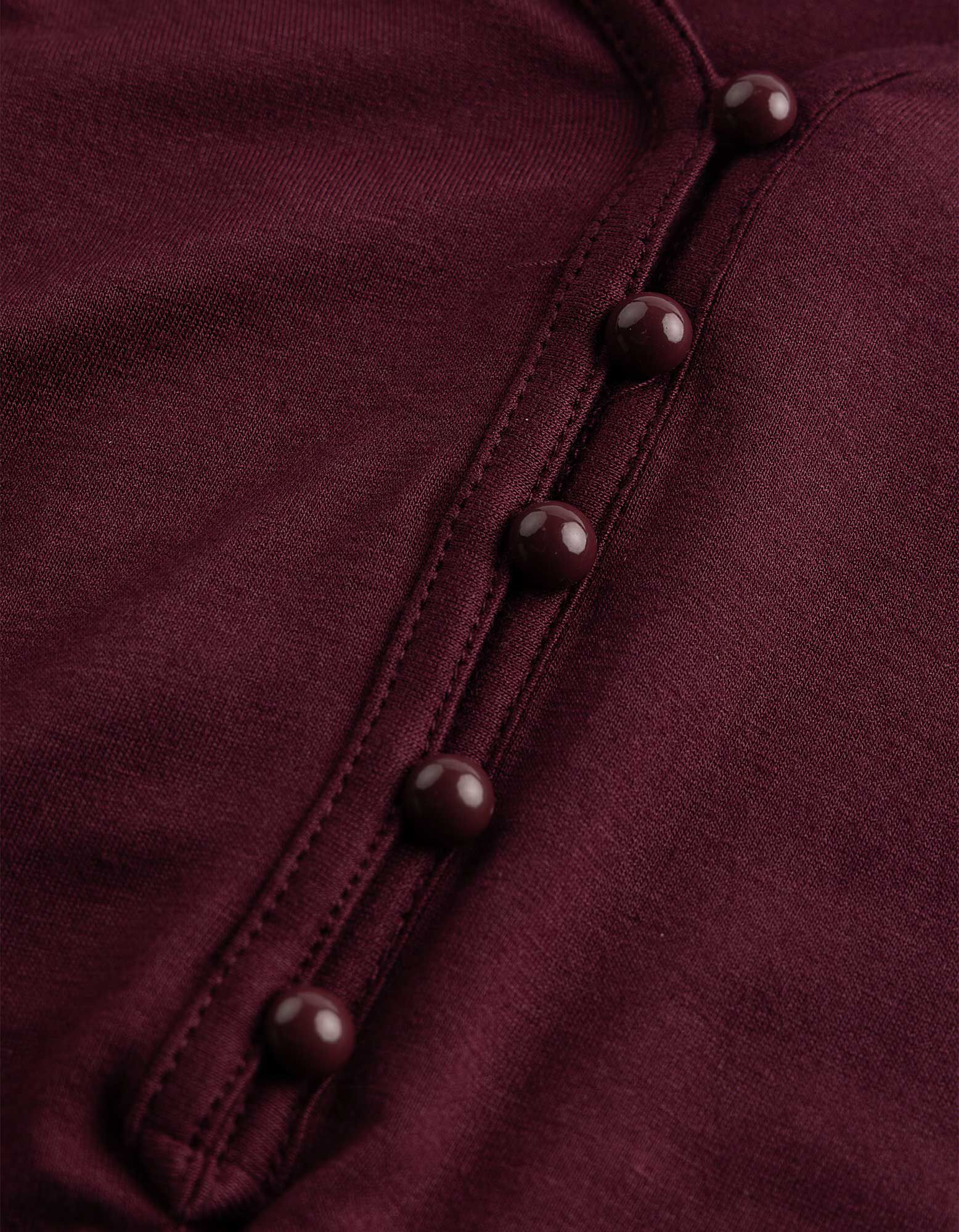 Blusenshirt - Viskose-Mix - Lila