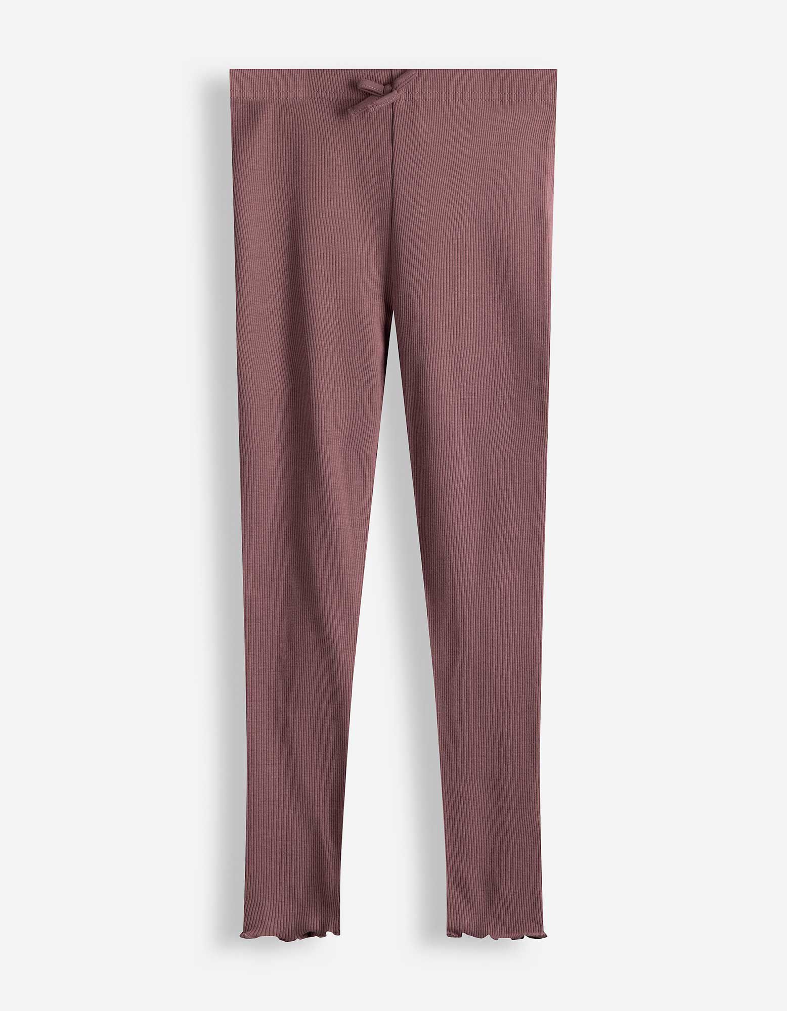 Legging - Geribd - Bessenrood