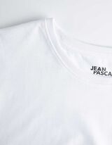 T-shirt à manches longues - Encolure ronde - blanc