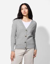 Vesta - Našiveni džepovi - siva