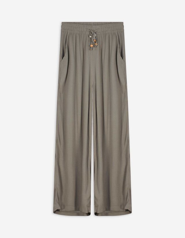Pantalon - Coupe Wide Fit - Vert foncé